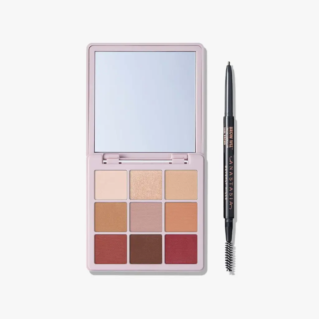 ABH MINI MODERN RENAISSANCE KIT FOR BROWS & EYES MEDIUM BROWN