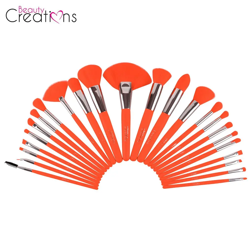 BEAUTY CREATIONS THE NEON ORANGE BROCHAS 24PC