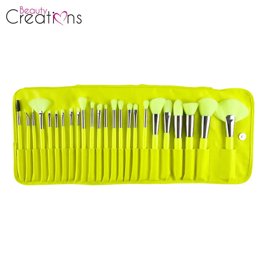 BEAUTY CREATIONS THE NEON YEELLOW BRUSH 24PCS