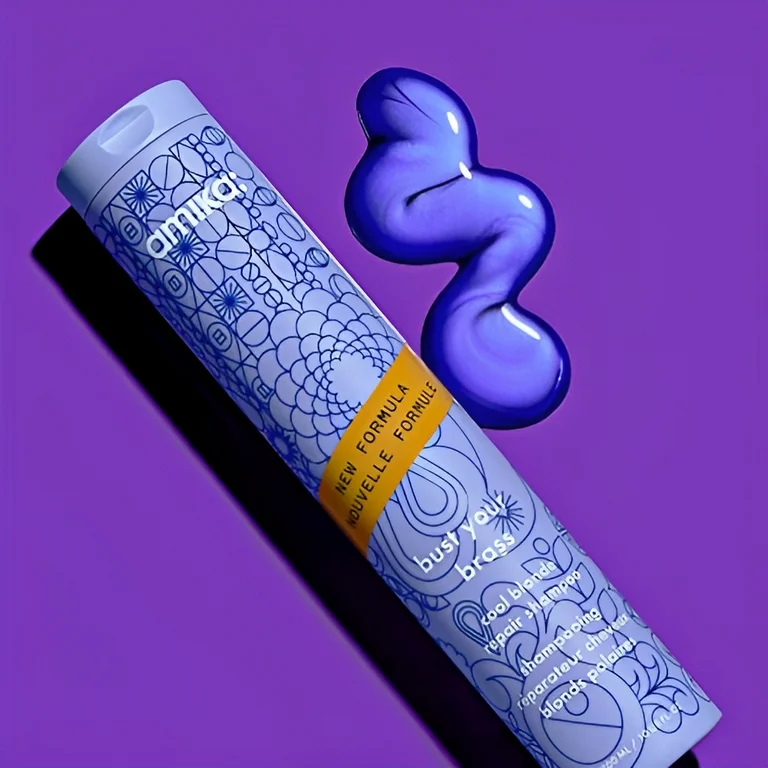 AMIKA BUST YOUR BRASS COOL BLONDE REPAIR SHAMPOO 300ML