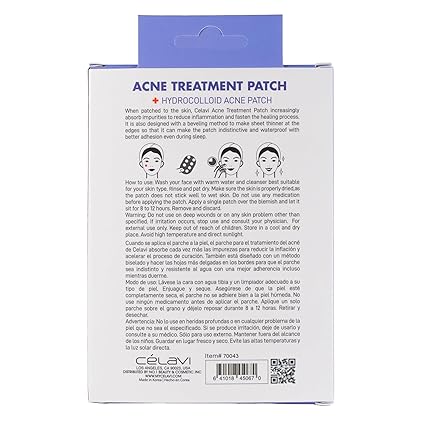 CELAVI SPOT TREATMENT PATCH 60 CLEAR PATCHES