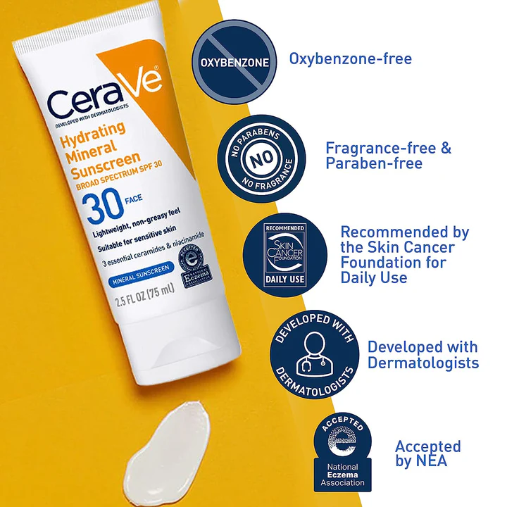 CERAVE HYDRATING SUNSCREEN SPF 30 75 ML 