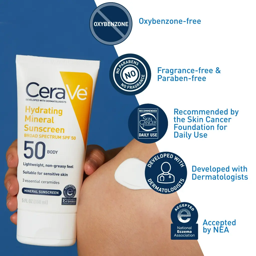 CERAVE HYDRATING SUNSCREEN SPF 50 FACE