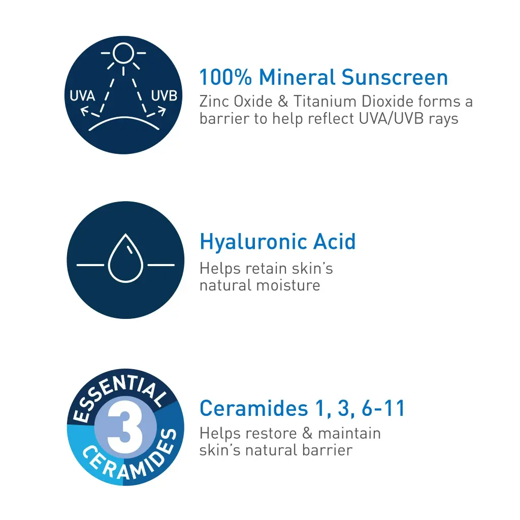 CERAVE HYDRATING SUNSCREEN SPF 50 FACE