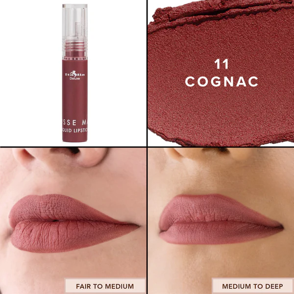 ITALIA DELUXE MATTE MOUSSE  LIQUID LIPSTICK 19- 11 COGNAC