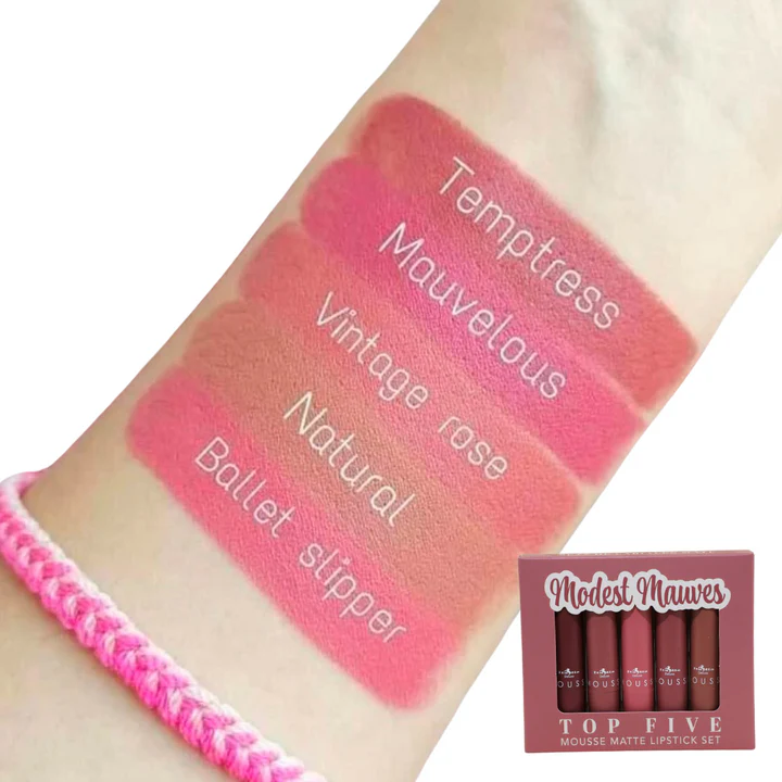 ITALIA DELUXE TOP FIVE MODESST MAUVES SET