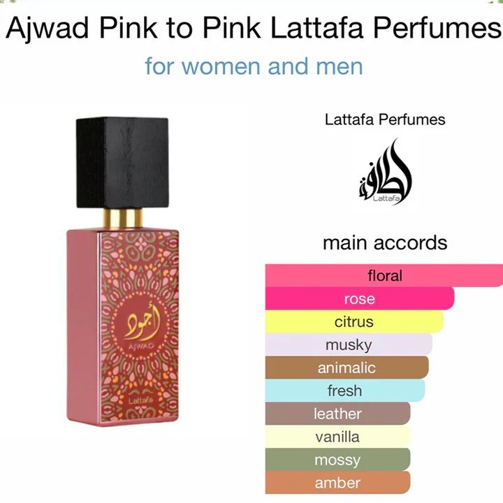 LATAFFA AJWAD PINK TO PINK 60ML