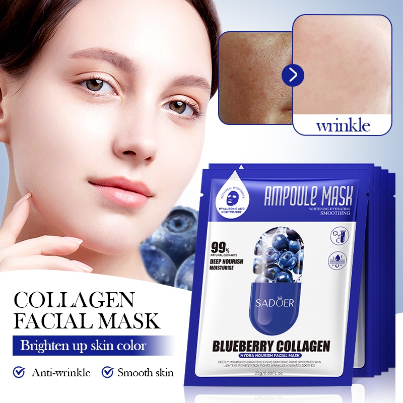 AMPOULE MASK BLUEBERRY COLLAGEN 