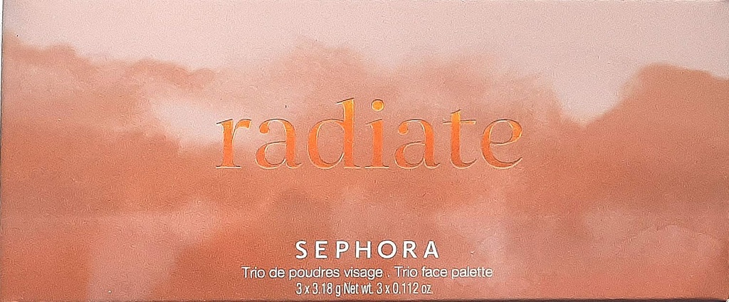 SEPHORA TRIO FACE PALETTE  RADIATE