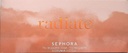 SEPHORA TRIO FACE PALETTE  RADIATE
