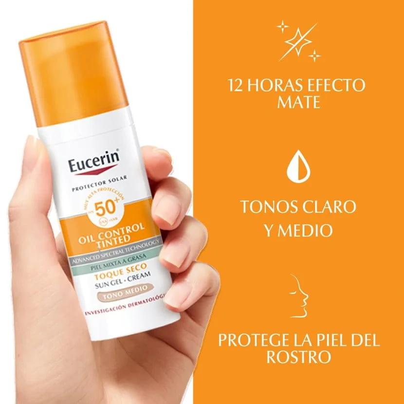 EUCERIN OIL CONTROL SPF TINTED MEDIO