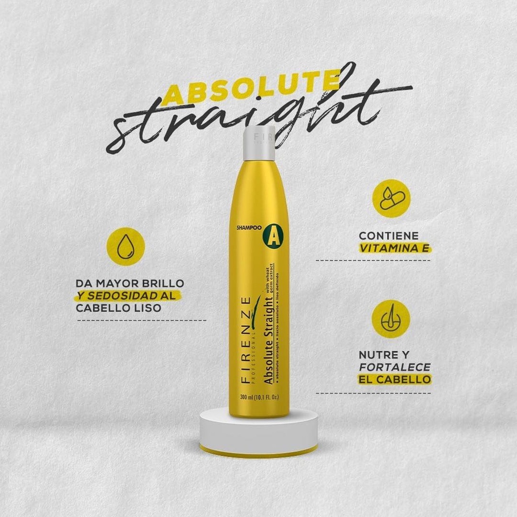 FIRENZE SHAMPOO ABSOLUTE STRAIGHT 300ML