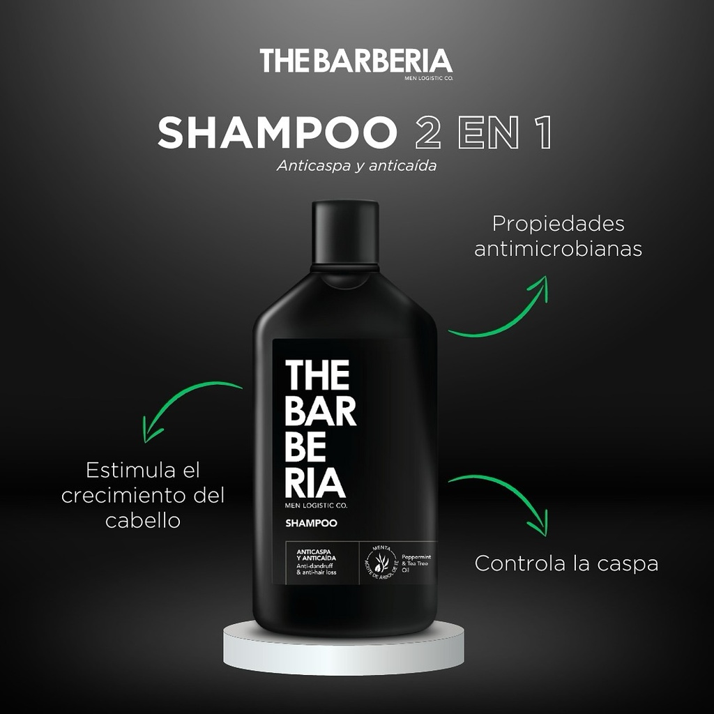 THE BARBERIA SHAMPOO ANTICASPA- ANTICAÍDA