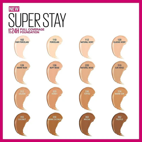 MAYBELLINE 332 SUPERSTAY 24H FOUNDATION