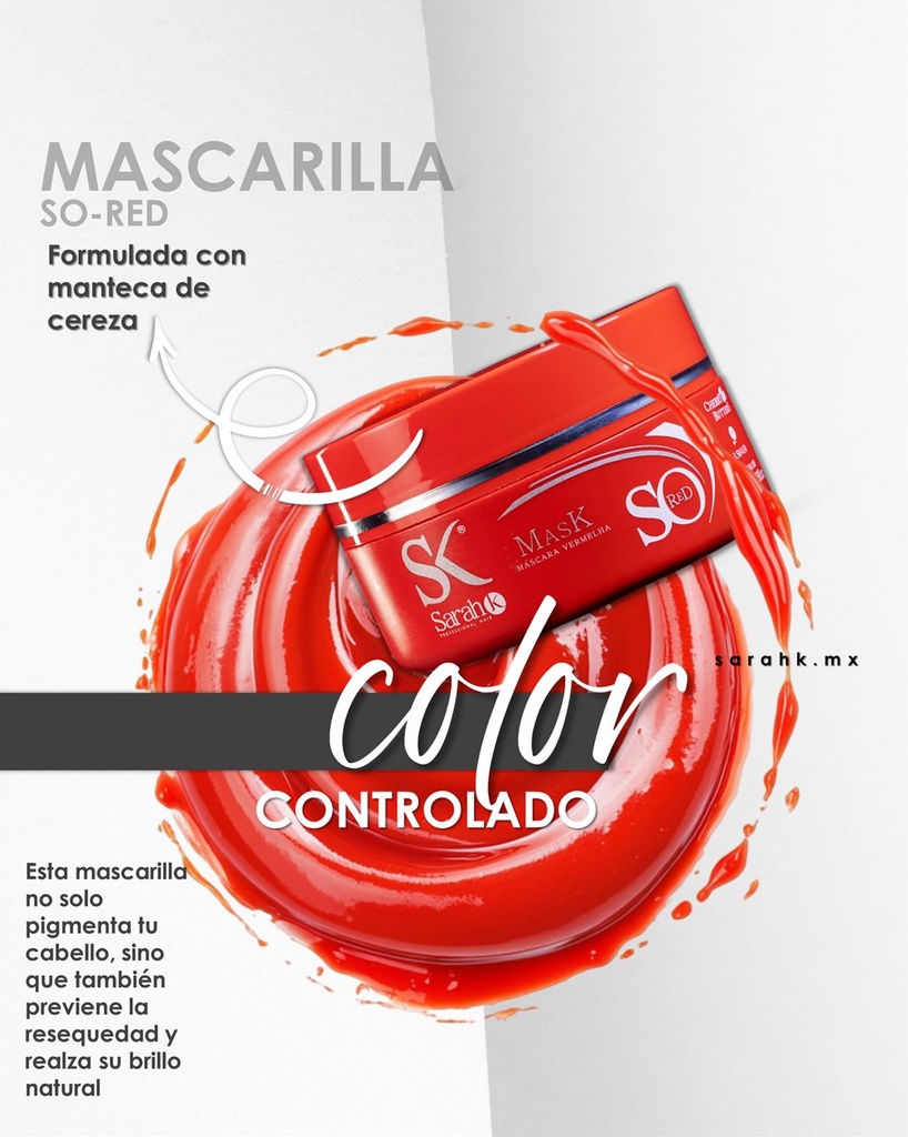 SARAH MASK RED