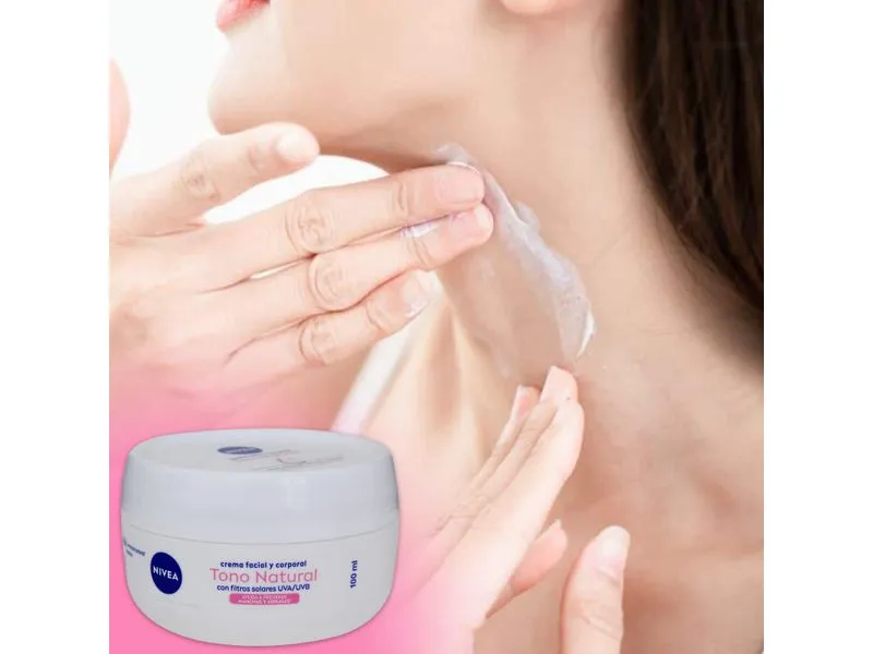 NIVEA CREMA FACIAL Y CORPORAL TONO NATURAL 100ML