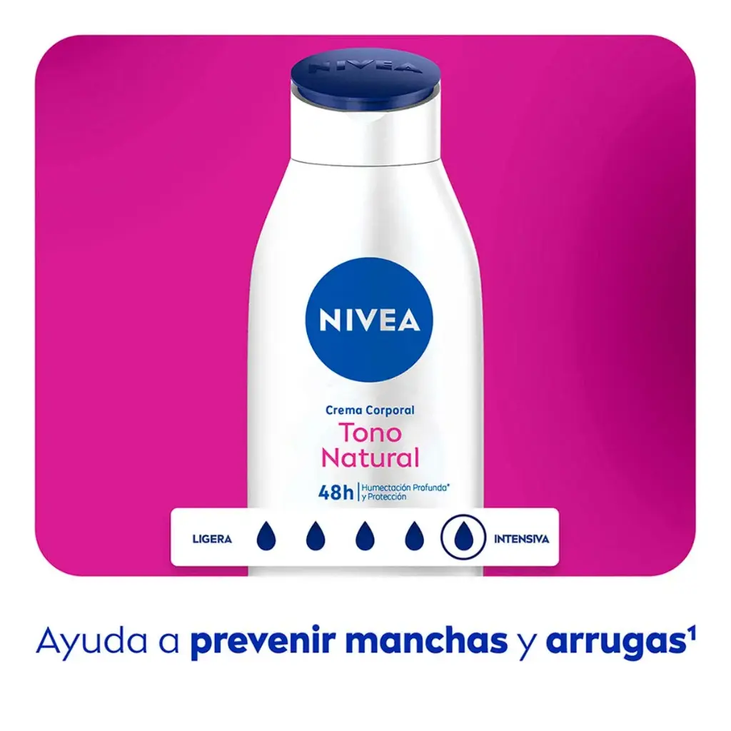 NIVEA CREMA COPORAL TONO NATURAL 400ML