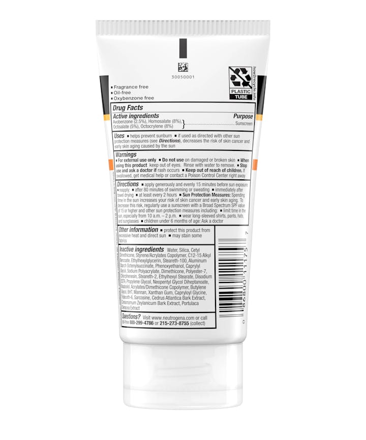 NEUTROGENA SUNSCREEN SPF30 CLEAR FACE 88ML