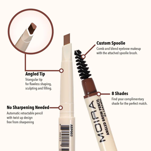 MOIRA ANGLED BROW PENCIL 02 CARAMEL 