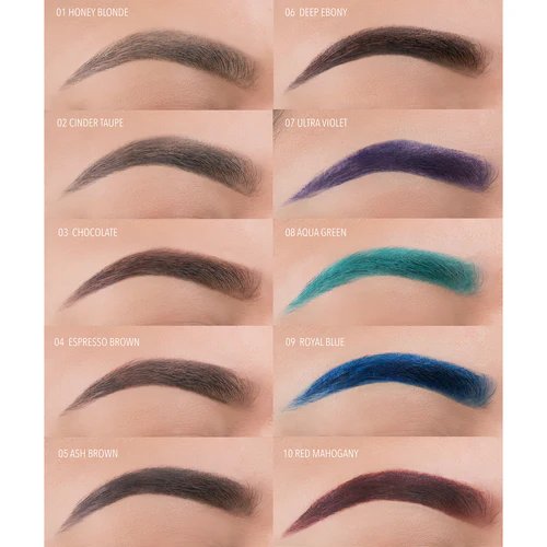 MOIRA BROW DEFYING GEL 06 DEEP EBONY