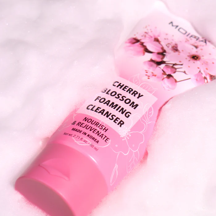 MOIRA CHERRY BLOSSOM FOAMING CLEANSER  NOURISH & REJUVENATE 
