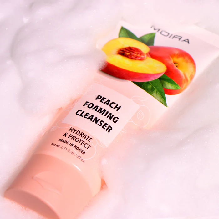 MOIRA PEACH FOAMING CLEANSER HYDRATE & PROTEC 