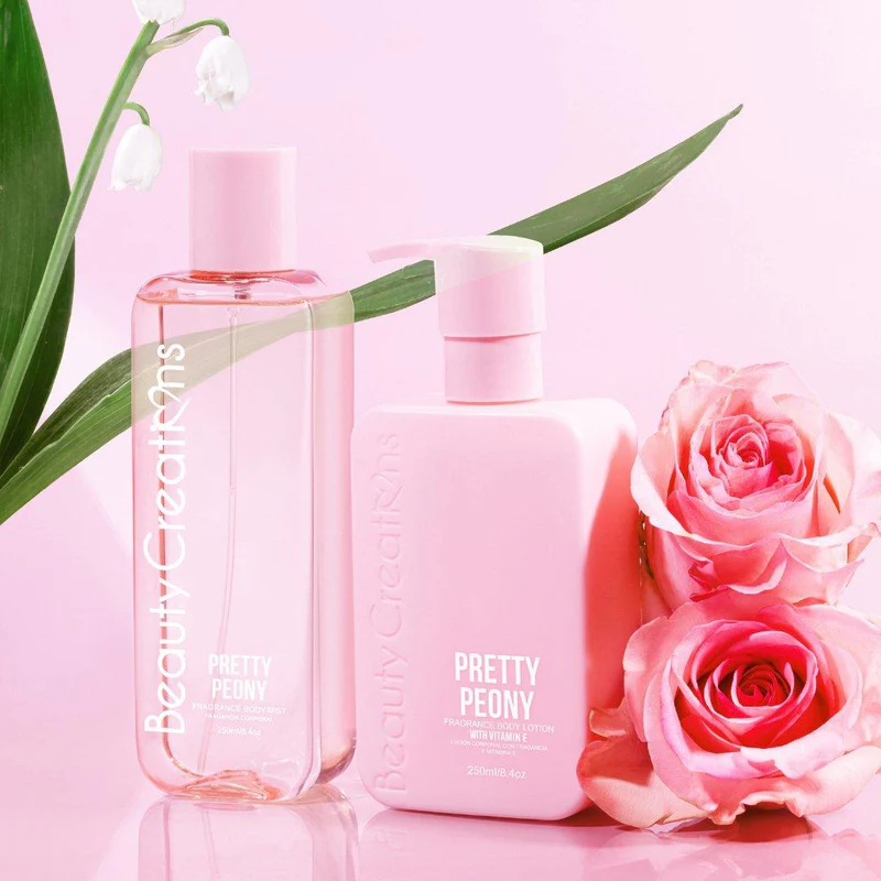 BC  SET FRAGANCE BODY & CREAM MIST PRETTY PEONY