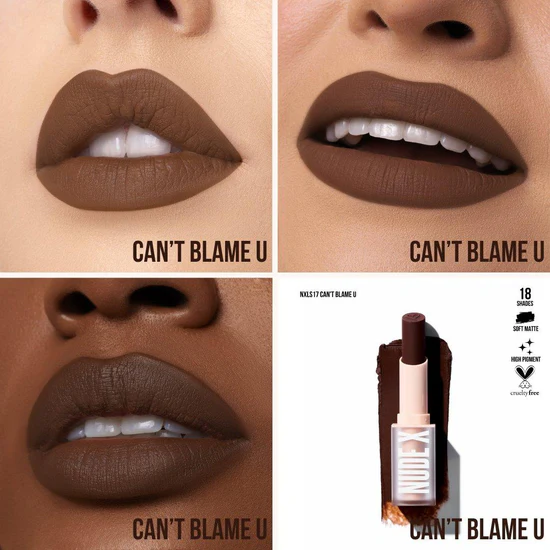 BC NUDE X MATTE LIPSTICK CANT BLAME U