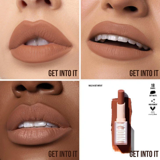BC NUDE X MATTE LIPSTICK GET INTO IT