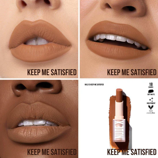 BC NUDE X MATTE LIPSTICK KEEP ME SATISFIED