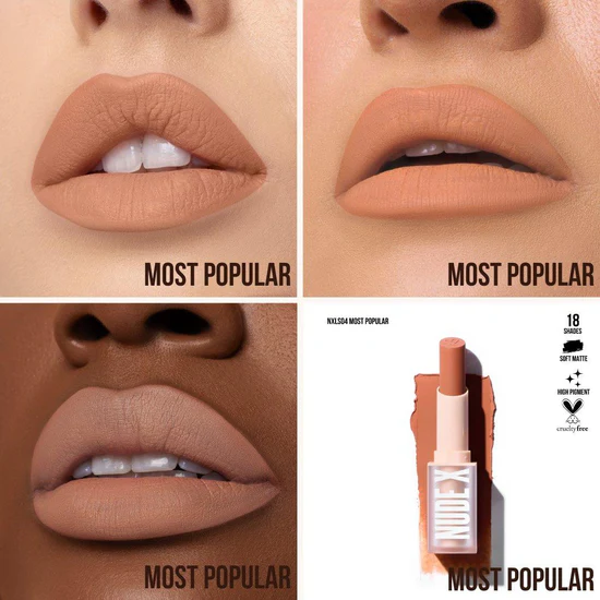 BC NUDE X MATTE LIPSTICK MOST POPULAR