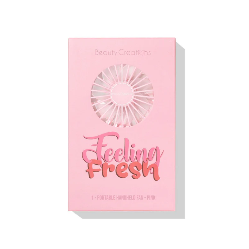 BEAUTY CREATIONS PORTABLE HANDHELD FAN PINK