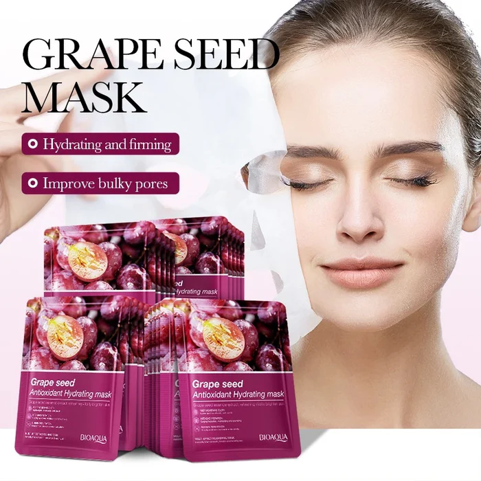 BIOAQUA FACIAL MASK GRAPE SEED