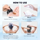 BLACK HAIR DYE  SHAMPOO 3 IN 1