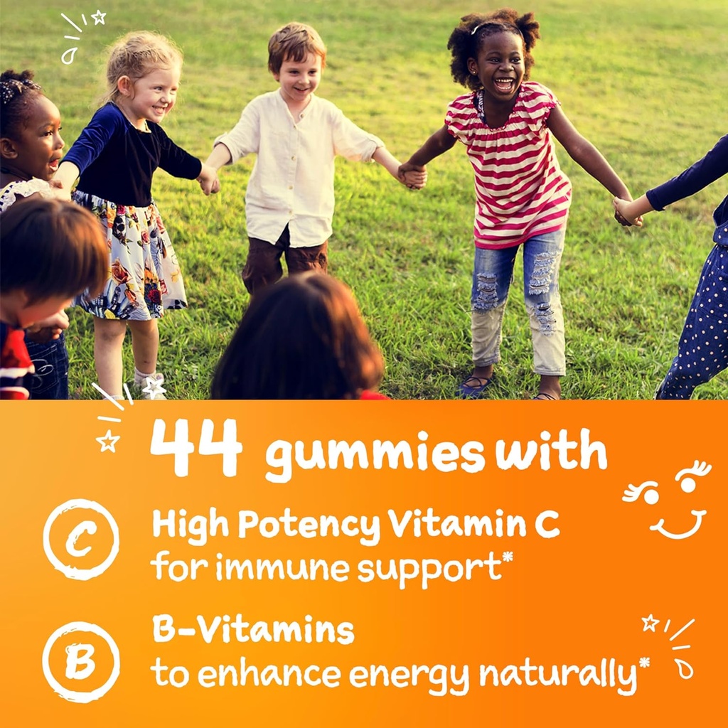 KIDZ DAILY IMMUNE SUPPORT 250MG VITAMIN C 44GUMMIES