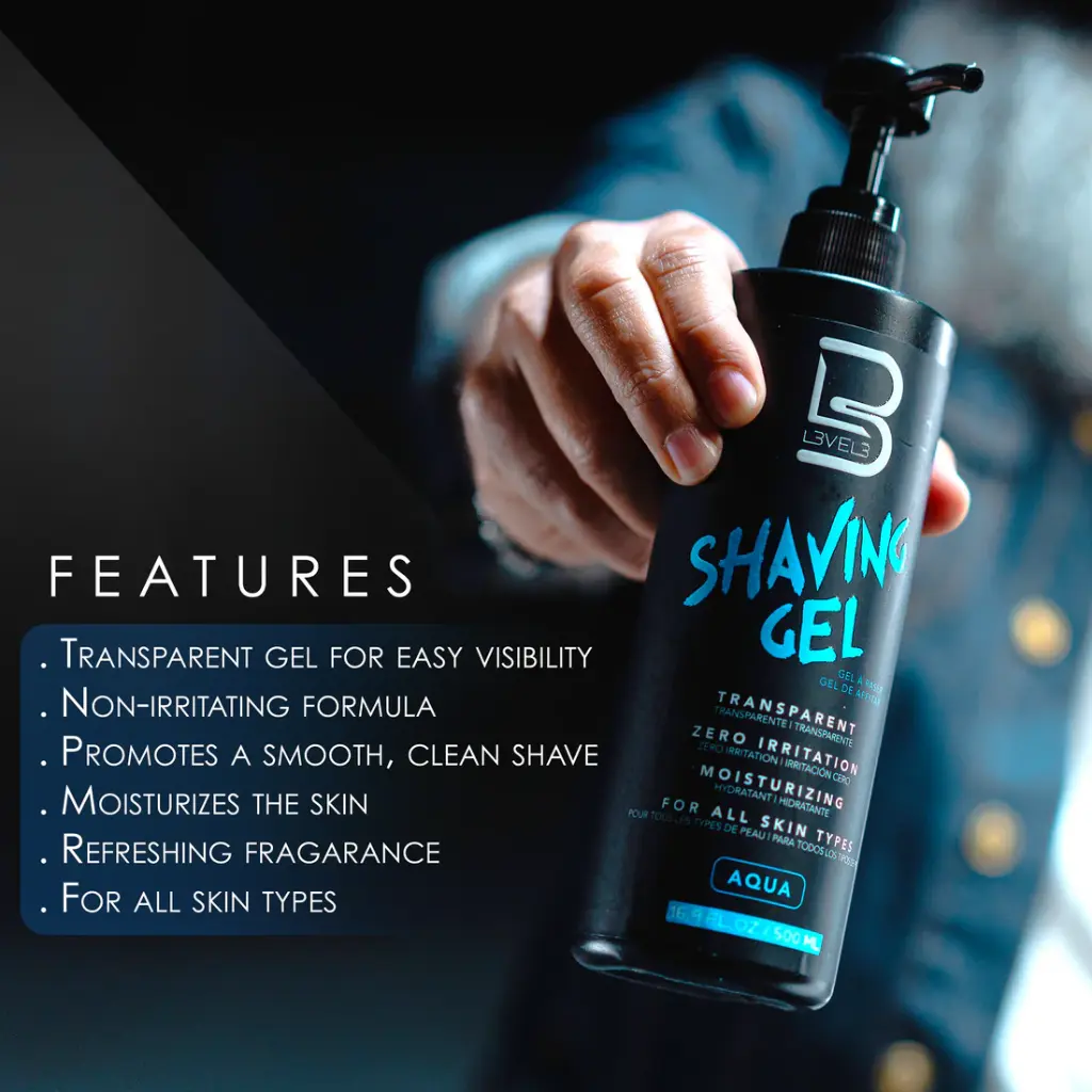 L3VEL3 GEL DE AFEITAR 500ML