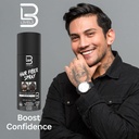 L3VEL3 HAIR FIBER SPRAY BLACK.