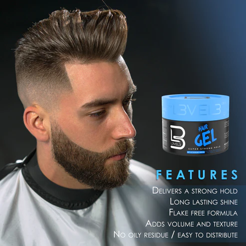 L3VEL3 HAIR GEL SUPER STRONG HOLD L3