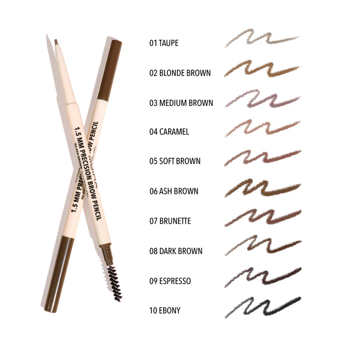 MOIRA PRECISION BROW PENCIL  10 EBONY 