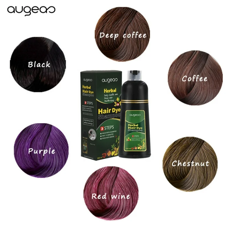 AUGEAS HERBAL HAIR DYE SHAMPOO 