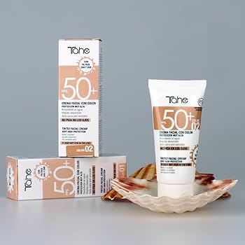 TAHE CREMA FACIAL CON COLOR FPS 50+