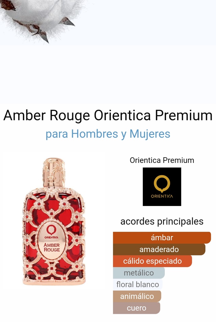 AMBER ROUGE ORIENTICA