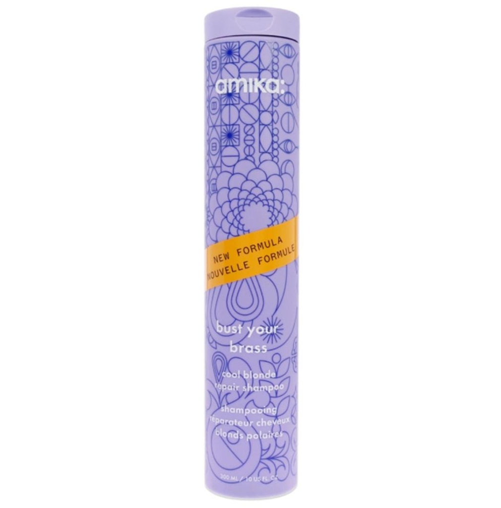 AMIKA BUST YOUR BRASS COOL BLONDE REPAIR SHAMPOO 300ML
