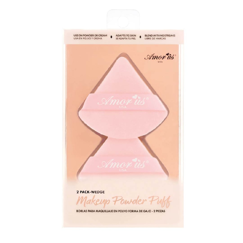 AMOR US 3 PACK-WEDGE MAKEUP POWDER PUFF