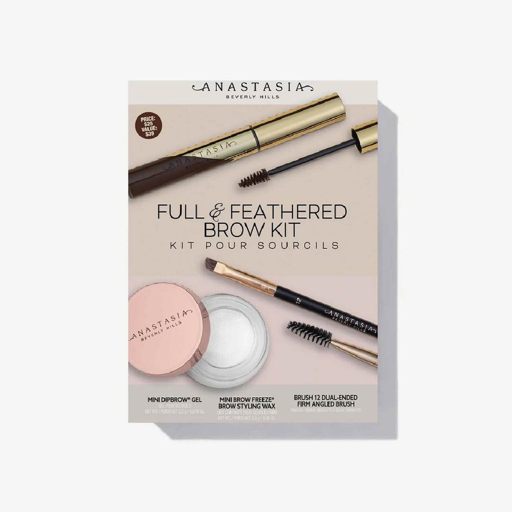 ANASTASIA BH FULL & FEATHERED BROW KIT EBONY