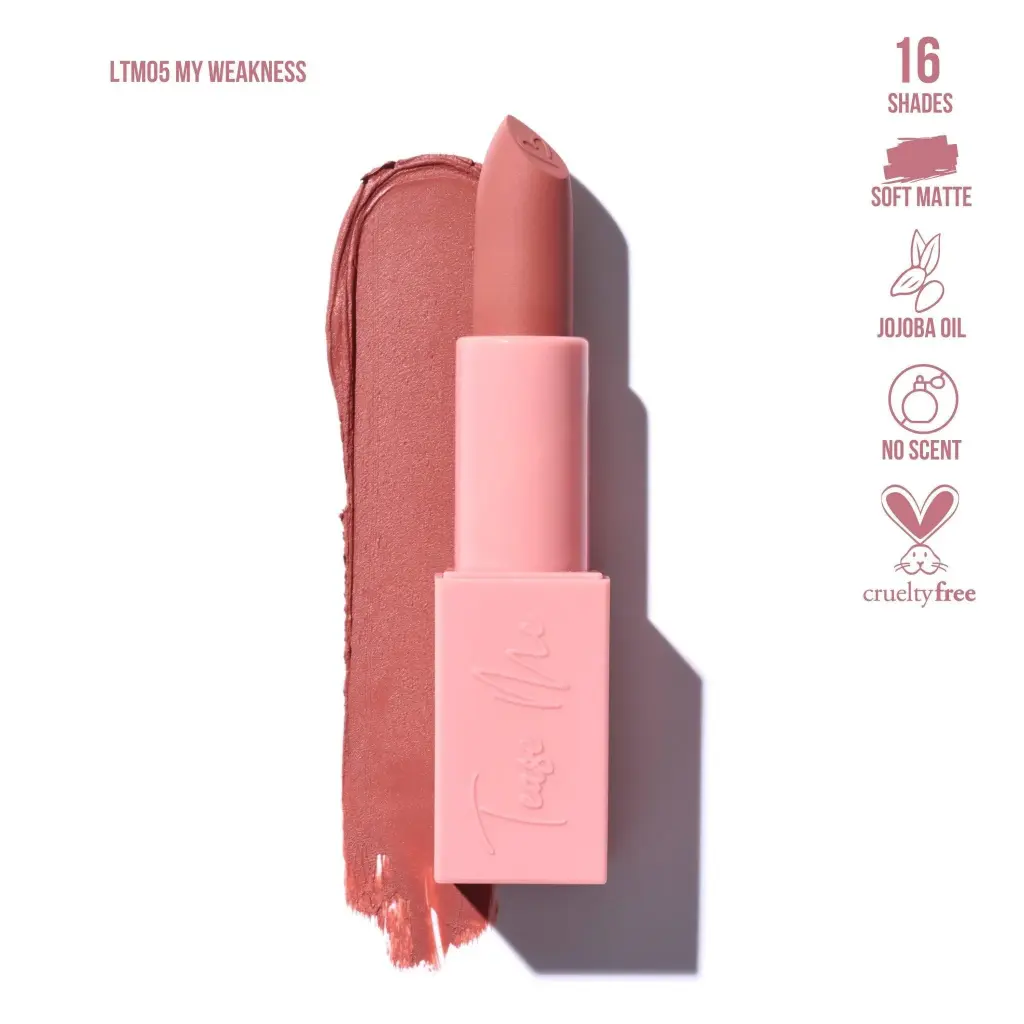 BC TEASE ME SOFT MATTE LIPSTICK MY WEAKNESS