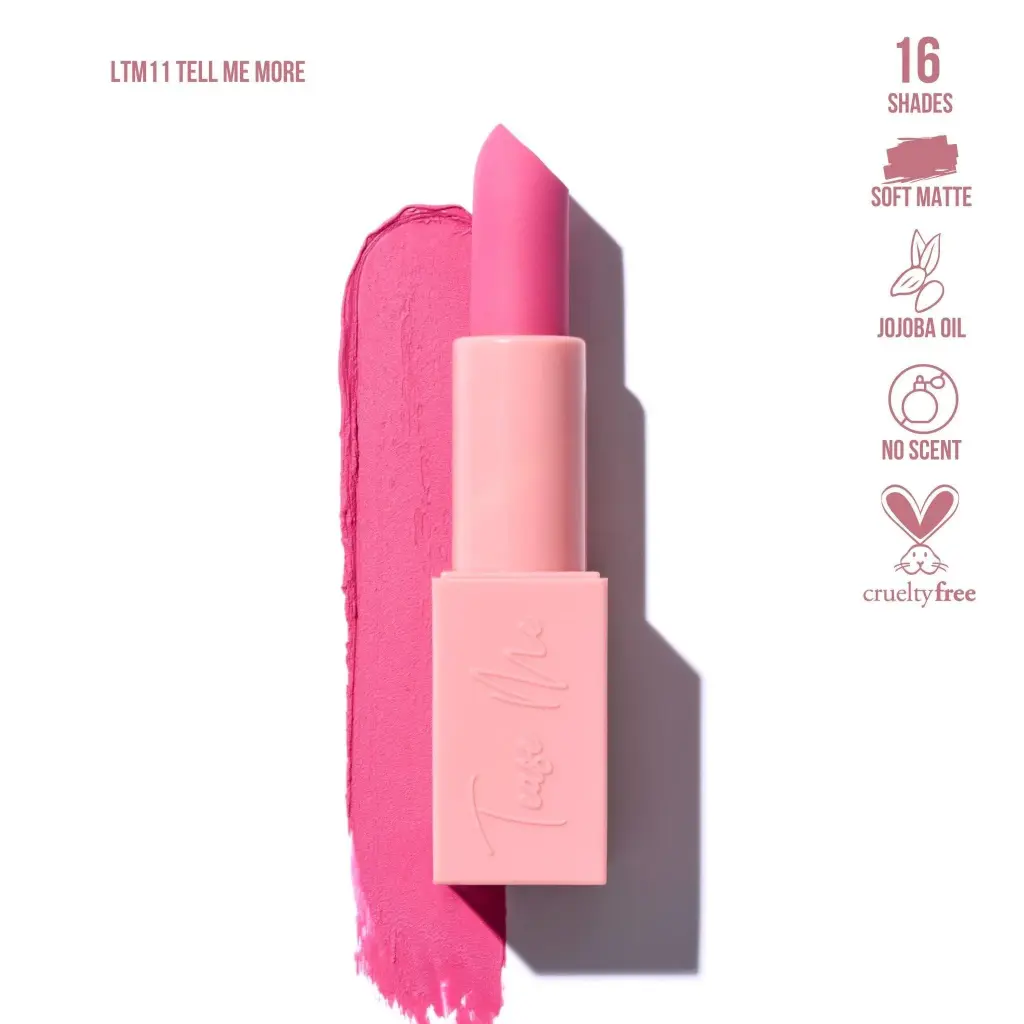 BC TEASE ME SOFT MATTE LIPSTICK TELL ME MORE