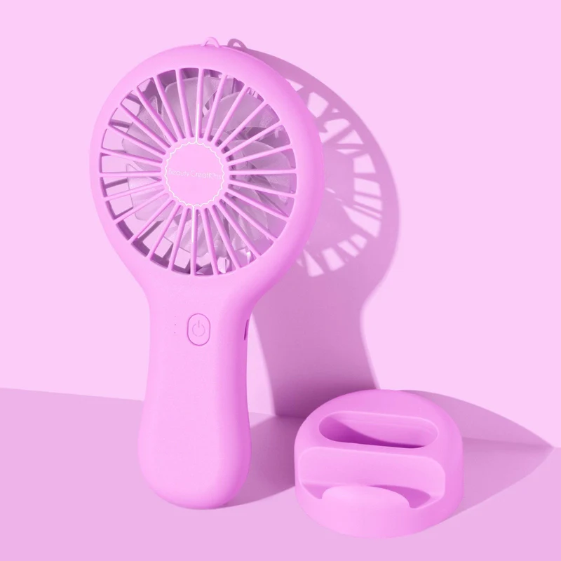 BEAUTY CREATIONS PORTABLE HANDHELD FAN PURPLE