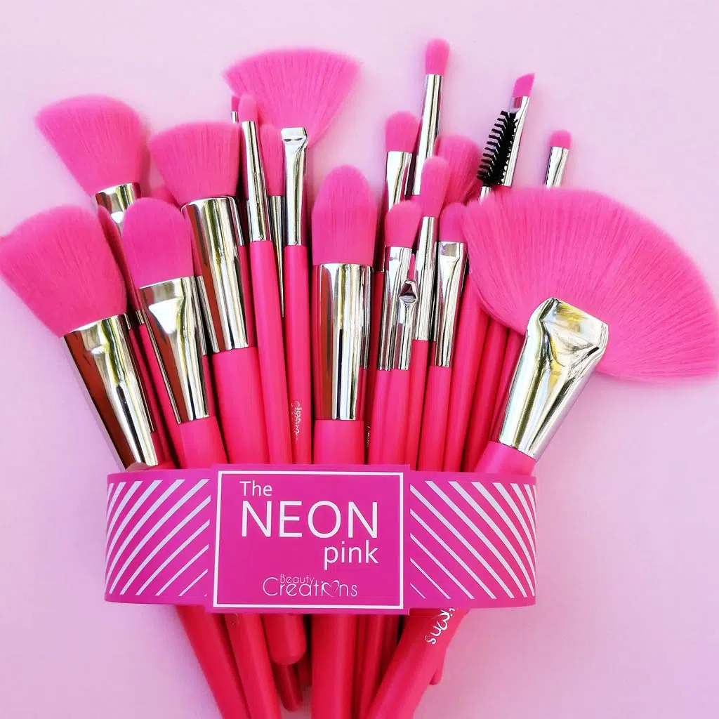 BEAUTY CREATIONS THE NEON PINK BROCHAS 24PC