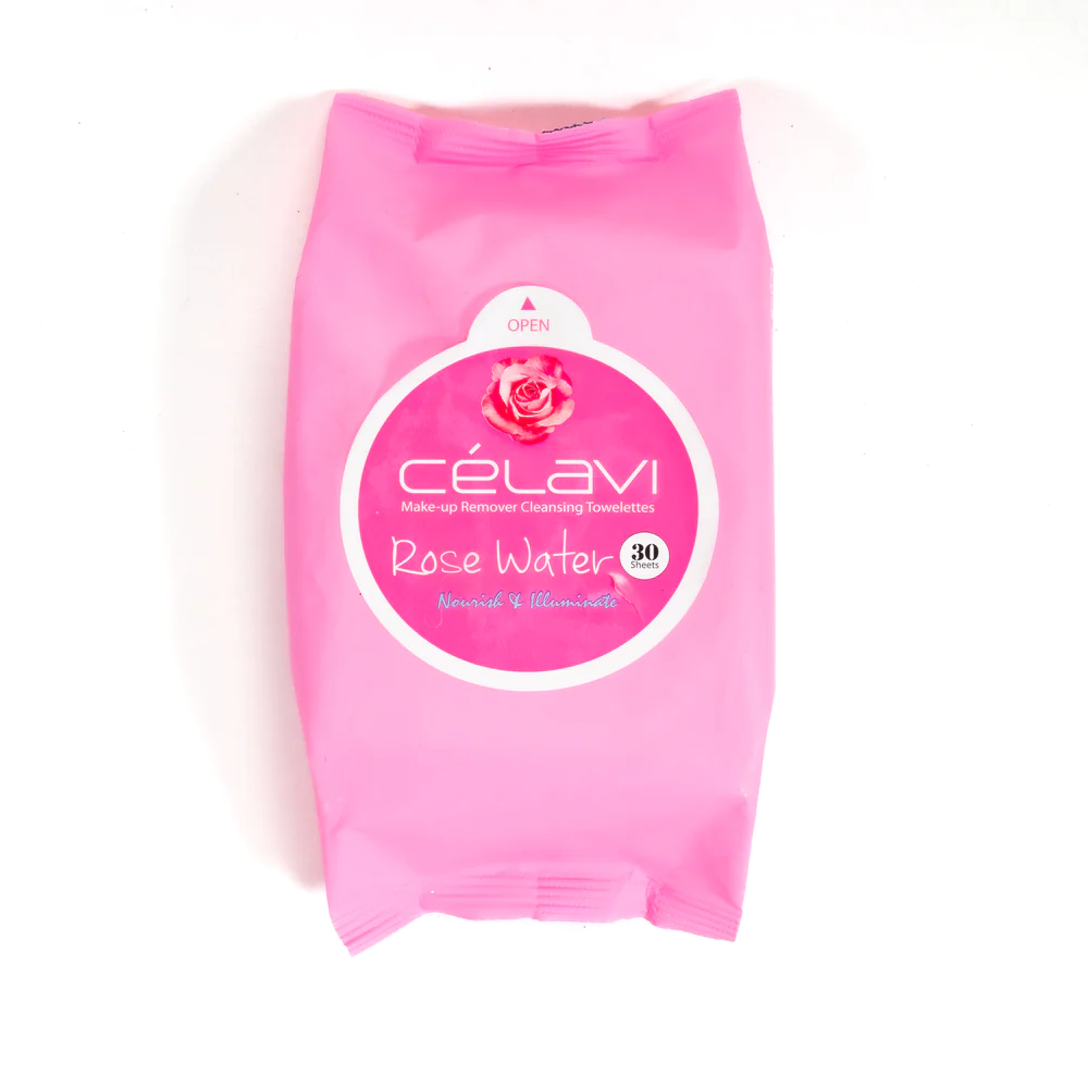 CELAVE TOALLITAS DESMAQUILLANTES ROSE WATER